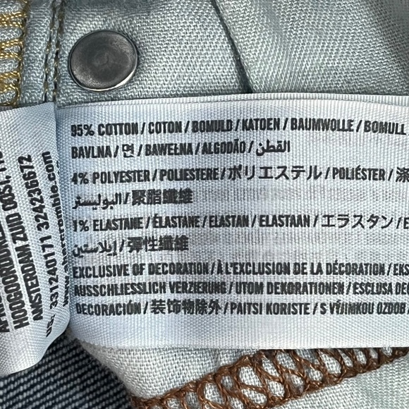 Hollister Epic Flex Straight Leg Jeans Mens 34x32 Blue Denim Mid Rise Slim Fit - Picture 12 of 14